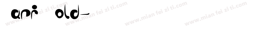 Lari Bold字体转换